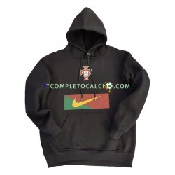 Portogallo 2022-2023 Nero Maglione con cappuccio ,Uomo Portogallo 2022-2023 Nero Maglione con cappuccio ,Uomo
