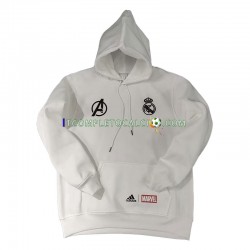 Real Madrid 2022-2023 Bianco Maglione con cappuccio ,Uomo
