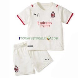 Maglia AC Milan Divisa Away 2021-2022 Manica Corta ,Bambino