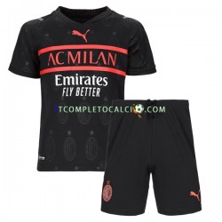 Maglia AC Milan Terza Divisa 2021-2022 Manica Corta ,Bambino