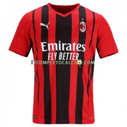 Maglia AC Milan Divisa Home 2021-2022 Manica Corta ,Uomo