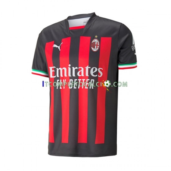 Maglia AC Milan Divisa Home 2022-2023 Manica Corta ,Uomo