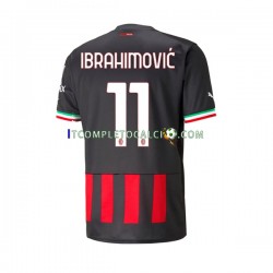 Maglia AC Milan Ibrahimovic 11 Divisa Home 2022-2023 Manica Corta ,Uomo