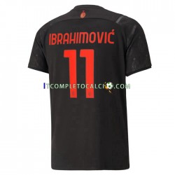 Maglia AC Milan Ibrahimovic 11 Terza Divisa 2021-2022 Manica Corta ,Uomo