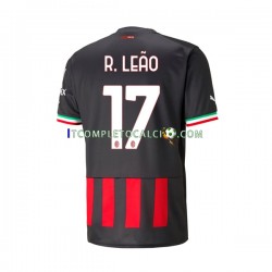 Maglia AC Milan Rafael Leao 17 Divisa Home 2022-2023 Manica Corta ,Uomo