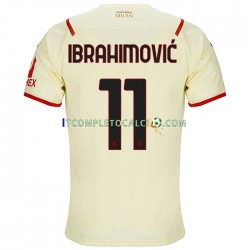 Maglia AC Milan Zlatan Ibrahimovic 11 Divisa Away 2021-2022 Manica Corta ,Uomo