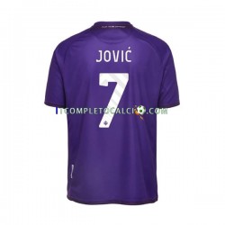 Maglia ACF Fiorentina Jovic 7 Divisa Home 2022-2023 Manica Corta ,Uomo