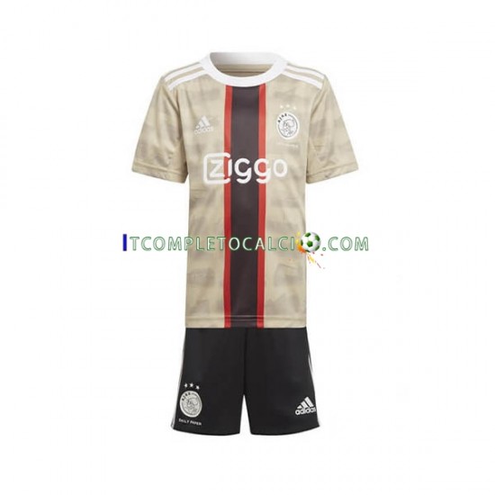 Maglia AFC Ajax Terza Divisa 2022-2023 Manica Corta ,Bambino
