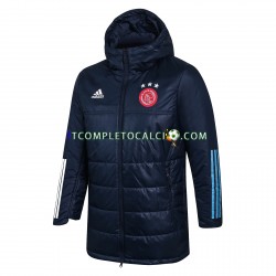 AFC Ajax Blu Giacca con Cappuccio Fleece ,Uomo