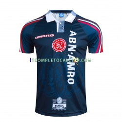 Maglia AFC Ajax Retro Divisa Away 1997-1998 Manica Corta ,Uomo