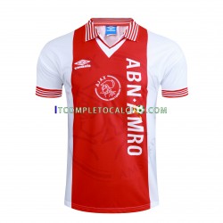 Maglia AFC Ajax Retro Divisa Home 1994-1995 Manica Corta ,Uomo
