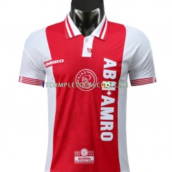 Maglia AFC Ajax Retro Divisa Home 1997-1998 Manica Corta ,Uomo
