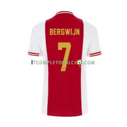 Maglia AFC Ajax Steven Bergwijn 7 Divisa Home 2022-2023 Manica Corta ,Uomo