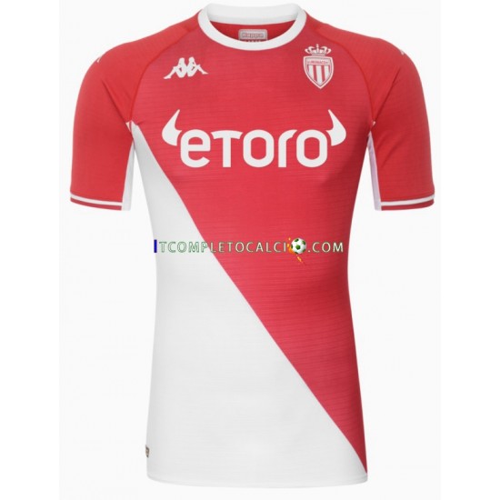 Maglia AS Monaco Divisa Home 2021-2022 Manica Corta ,Uomo Maglia AS Monaco Divisa Home 2021-2022 Manica Corta ,Uomo