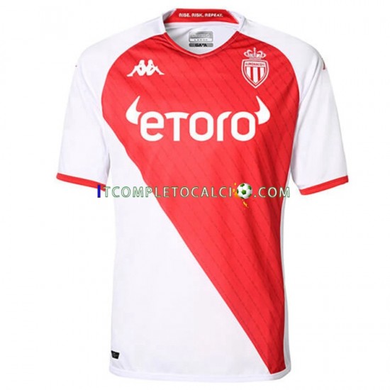 Maglia AS Monaco Divisa Home 2022-2023 Manica Corta ,Uomo