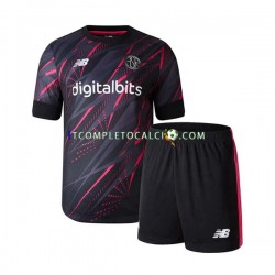 Maglia AS Roma Terza Divisa 2022-2023 Manica Corta ,Bambino