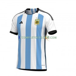 Maglia Argentina Divisa Home Mondiali 2022 Manica Corta ,Uomo