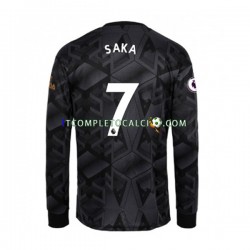 Maglia Arsenal Bukayo Saka 7 Divisa Away 2022-2023 Manica Lunga ,Uomo