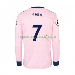 Maglia Arsenal Bukayo Saka 7 Terza Divisa 2022-2023 Manica Lunga ,Uomo