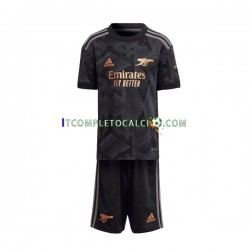 Maglia Arsenal Divisa Away 2022-2023 Manica Corta ,Bambino