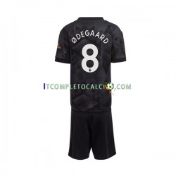 Maglia Arsenal Odegaard 8 Divisa Away 2022-2023 Manica Corta ,Bambino