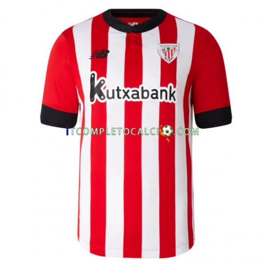 Maglia Athletic Bilbao Divisa Home 2022-2023 Manica Corta ,Uomo
