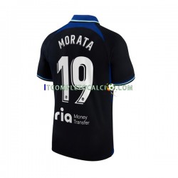 Maglia Atlético Madrid Alvaro Morata 19 Divisa Away 2022-2023 Manica Corta ,Uomo