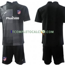 Maglia Atlético Madrid Portiere Divisa Away 2021-2022 Manica Corta ,Bambino