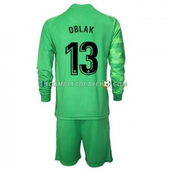 Maglia Atlético Madrid Jan Oblak 13 Portiere Terza Divisa 2021-2022 Manica Lunga ,Bambino