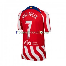 Maglia Atlético Madrid Joao Felix 7 Divisa Home 2022-2023 Manica Corta ,Uomo