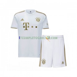 Maglia FC Bayern München Divisa Away 2022-2023 Manica Corta ,Bambino