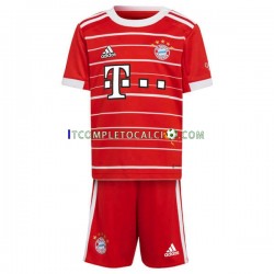 Maglia FC Bayern München Divisa Home 2022-2023 Manica Corta ,Bambino