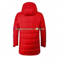 FC Bayern München Rosso Giacca con Cappuccio Fleece ,Uomo