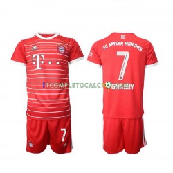 Maglia FC Bayern München Gnabry 7 Divisa Home 2022-2023 Manica Corta ,Bambino