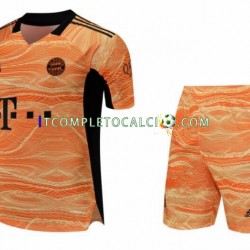 Maglia FC Bayern München Portiere Divisa Home 2021-2022 Manica Corta ,Bambino