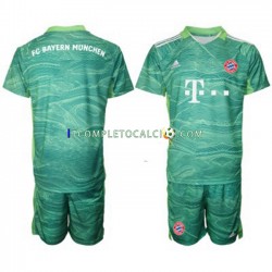 Maglia FC Bayern München Portiere Terza Divisa 2021-2022 Manica Corta ,Bambino