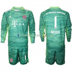 Maglia FC Bayern München Manuel Neuer 1 Portiere Terza Divisa 2021-2022 Manica Lunga ,Bambino