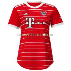 Maglia FC Bayern München Divisa Home 2022-2023 Manica Corta,Donna