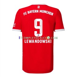 Maglia FC Bayern München Lewandowski 9 Divisa Home 2022-2023 Manica Corta ,Uomo