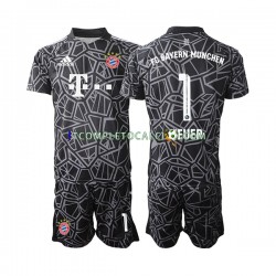 Maglia FC Bayern München Manuel Neuer 1 Portiere Divisa Home 2022-2023 Manica Corta ,Bambino