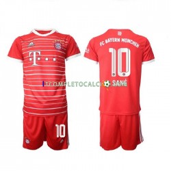 Maglia FC Bayern München Sane 10 Divisa Home 2022-2023 Manica Corta ,Bambino