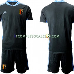 Maglia Belgio Euro 2020 Portiere Divisa Home Manica Corta ,Bambino