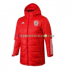 Benfica Rosso Giacca con Cappuccio Fleece ,Uomo