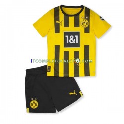 Maglia Borussia Dortmund Divisa Home 2022-2023 Manica Corta ,Bambino