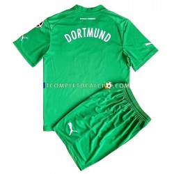 Maglia Borussia Dortmund Portiere Divisa Away 2022-2023 Manica Corta ,Bambino
