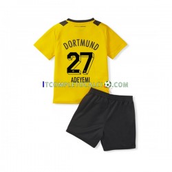 Maglia Borussia Dortmund Karim Adeyemi 27 Divisa Home 2022-2023 Manica Corta ,Bambino
