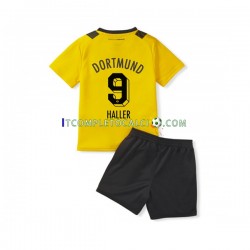 Maglia Borussia Dortmund Sebastien Haller 9 Divisa Home 2022-2023 Manica Corta ,Bambino