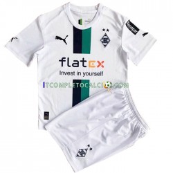 Maglia Borussia Mönchengladbach Divisa Home 2022-2023 Manica Corta ,Bambino