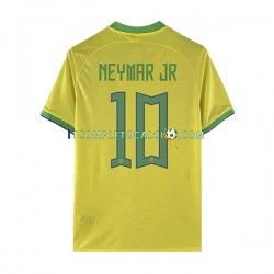 Maglia Brasile Neymar JR 10 Divisa Home Mondiali 2022 Manica Corta ,Uomo