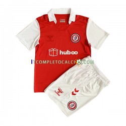 Maglia Bristol City Divisa Home 2022-2023 Manica Corta ,Bambino